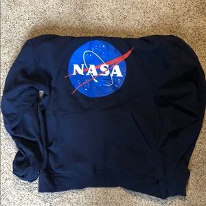 Navy Blue Nasa Hoodie